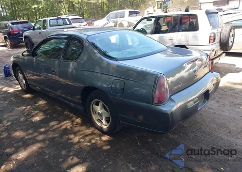 2004 Chevrolet Monte Carlo Ls из США, поврежденный, VIN 2G1WW12E549314304